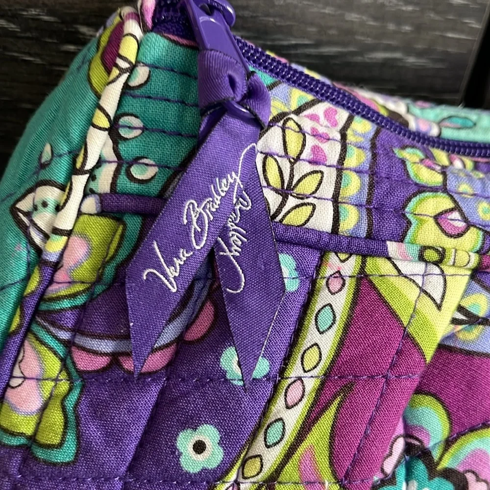EUC Vera Bradley Quilted Colourful Cotton Crossbody Bag - Picture 4 of 10